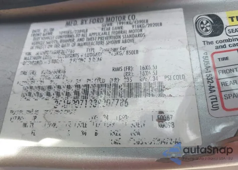 2008 Ford Fusion Se from USA, damaged, VIN 3FAHP07138R207786